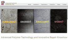 Tablet Screenshot of integratedpolymer.com